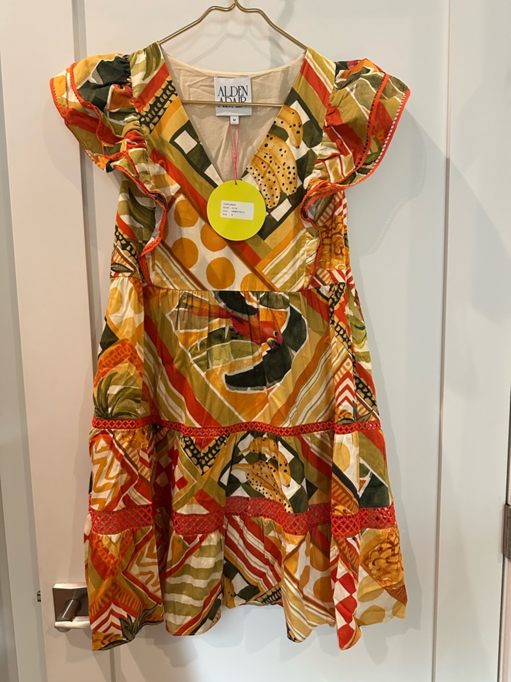 Alden Sleeveless The Alden Adair Hope Dress in Desert Patch NWT - Picture 3 of 10